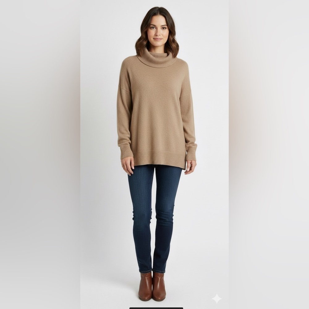 Loft Cozy Tan Women's Sweater Size Medium